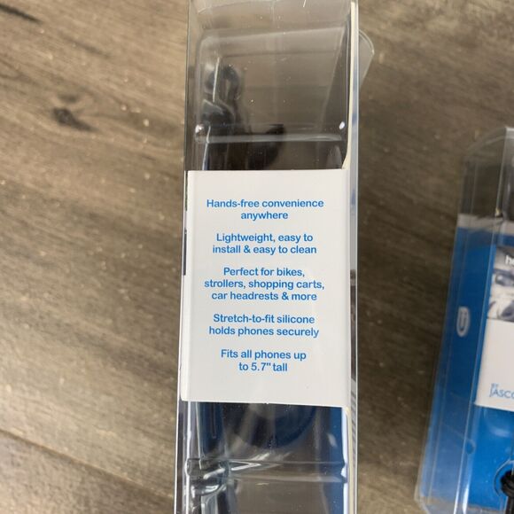 2pk Universal Motorcycle MTB Bike Bicycle Handlebar Mount Holder Cell Phone GPS - Picture 9 of 12